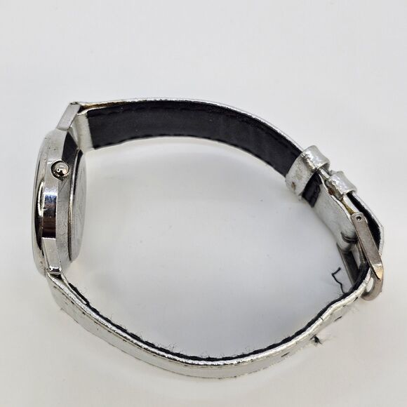 Santa Claus Women's Watch 33MM White Dial Gray Leather Bands New Battery - Picture 10 of 14